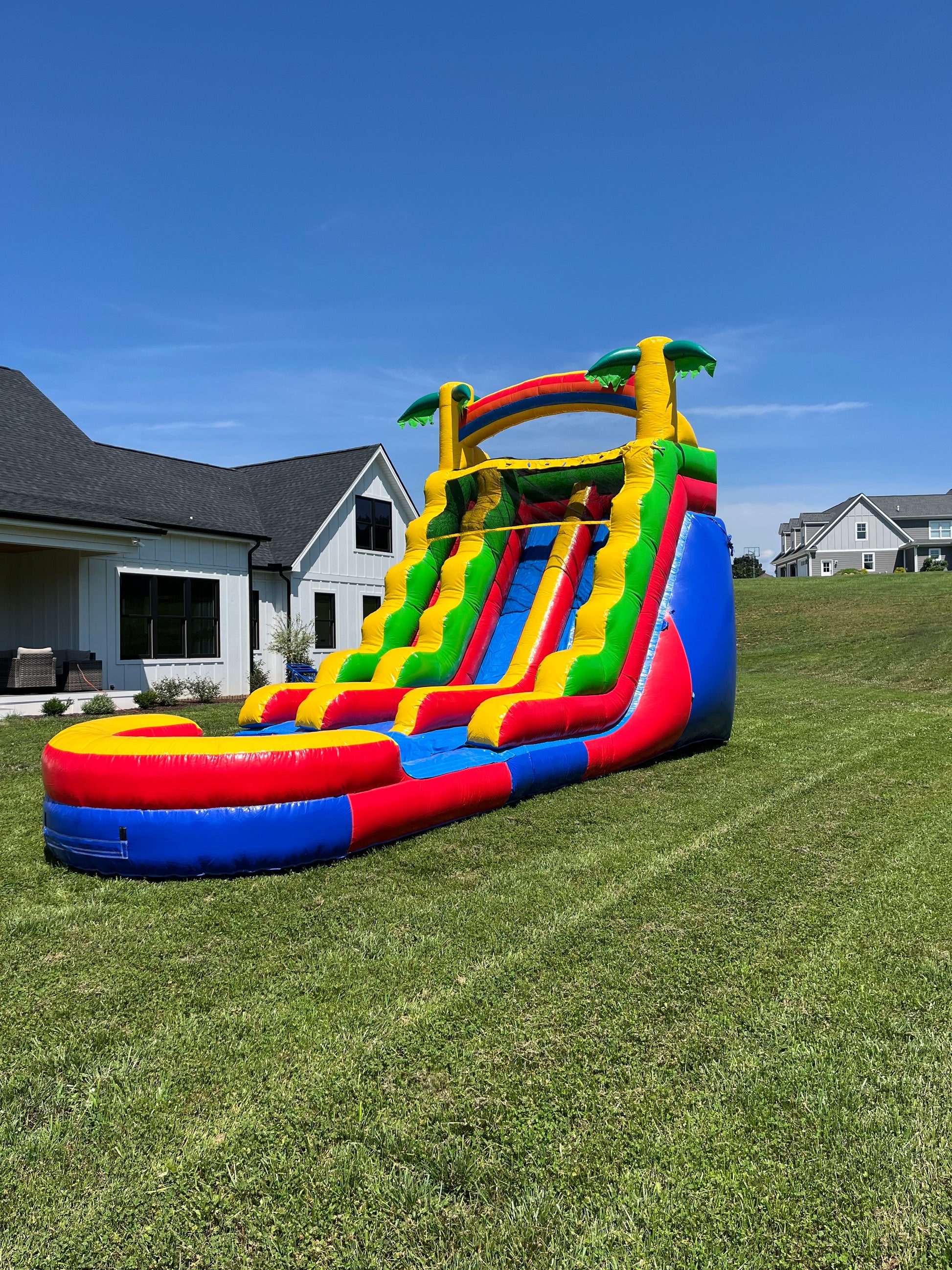 18' Dual Lane Waterslide