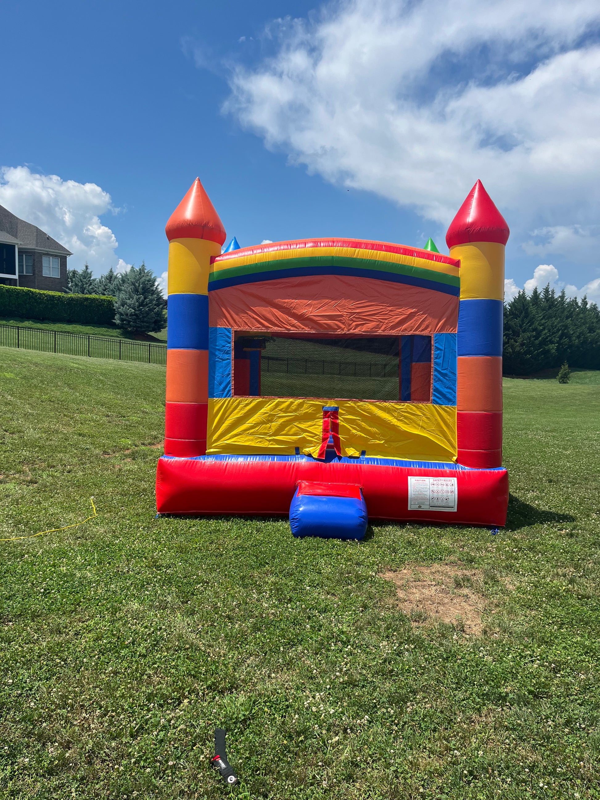 Rainbow Bounce House