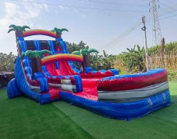 18' Baja Dual Lane Waterslide